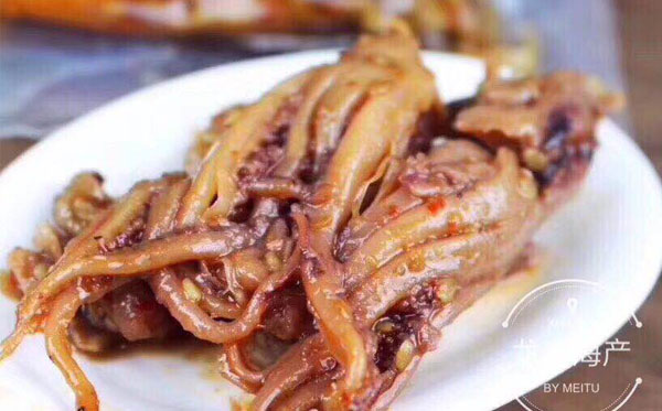 香辣魷魚頭、八捎頭